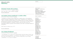 Desktop Screenshot of lab.edouardsufrin.com